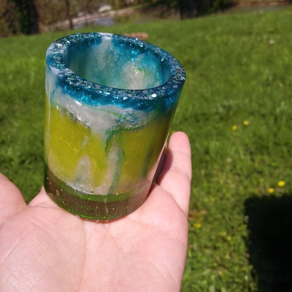 Cute Handmade Pen Holder Resin Art Birthday Gift Office Work Desk - Picture 10 of 10